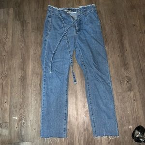 Cute high waisted flare jeans